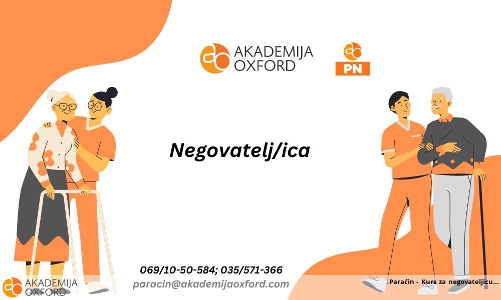 Paraćin - Kurs za negovateljicu Paraćin - Kurs za negovateljicu