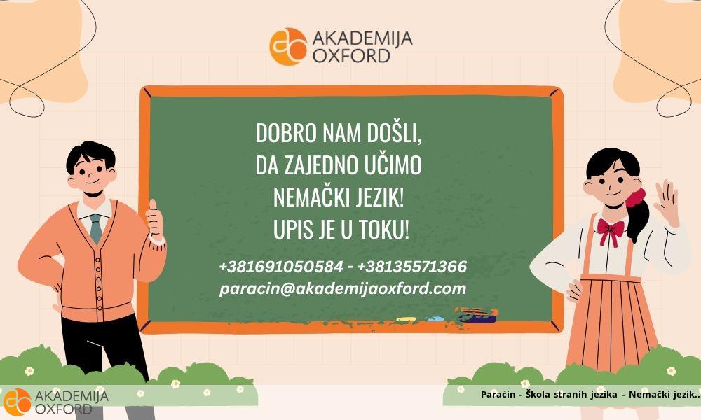 Paraćin - Škola stranih jezika - Nemački jezik Paraćin - Škola stranih jezika - Nemački jezik