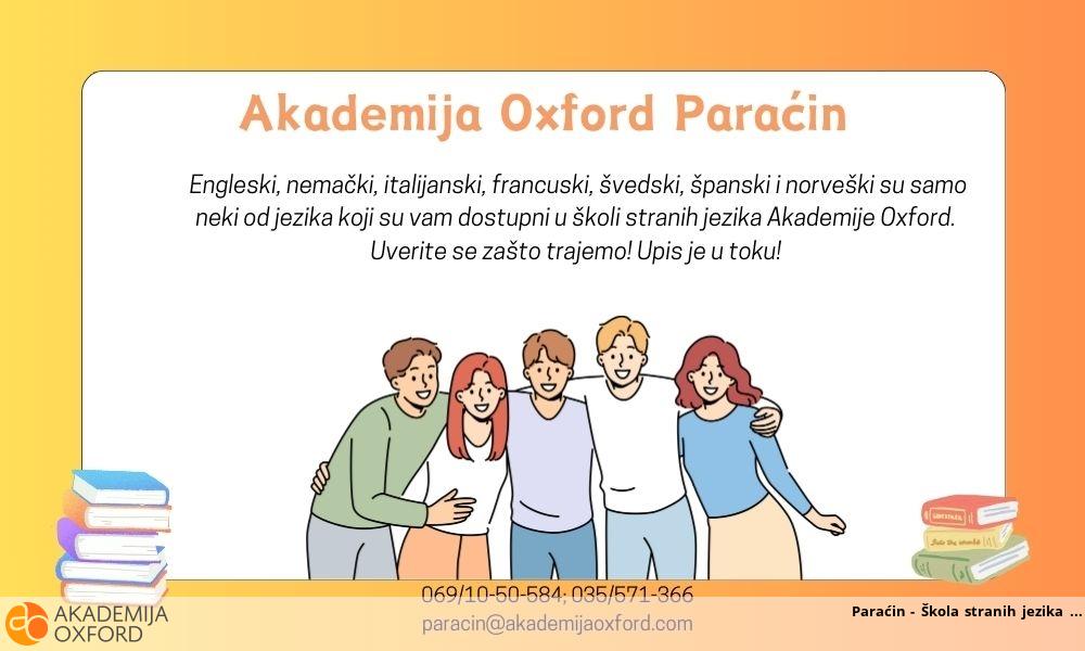 Paraćin - Škola stranih jezika Paraćin - Škola stranih jezika