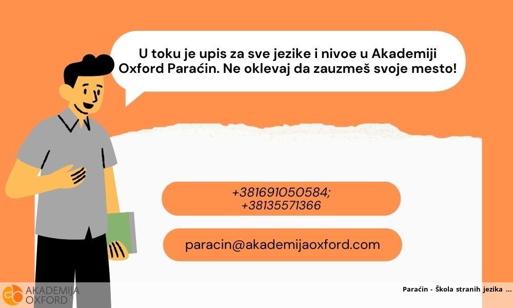 Paraćin - Škola stranih jezika Paraćin - Škola stranih jezika