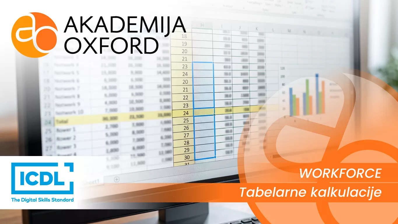 ICDL Workforce - Tabelarne kalkulacije ICDL Workforce - Tabelarne kalkulacije
