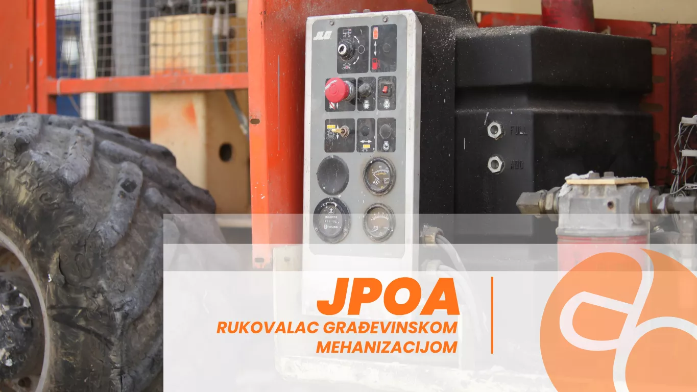 JPOA - Rukovalac građevinskom mehanizacijom JPOA - Rukovalac građevinskom mehanizacijom