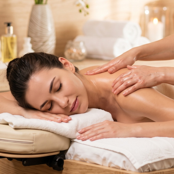 Kurs masaže — relaks masaža u salonu