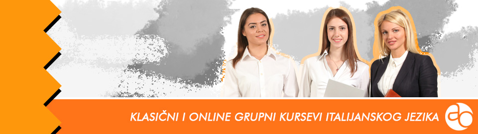 Klasični i online grupni kursevi italijanskog jezika