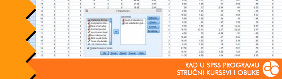 Kurs i obuka - rad u SPSS programu