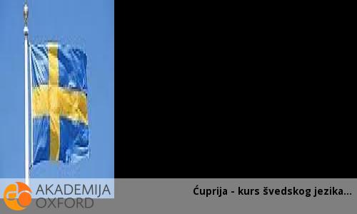 Ćuprija - kurs švedskog jezika