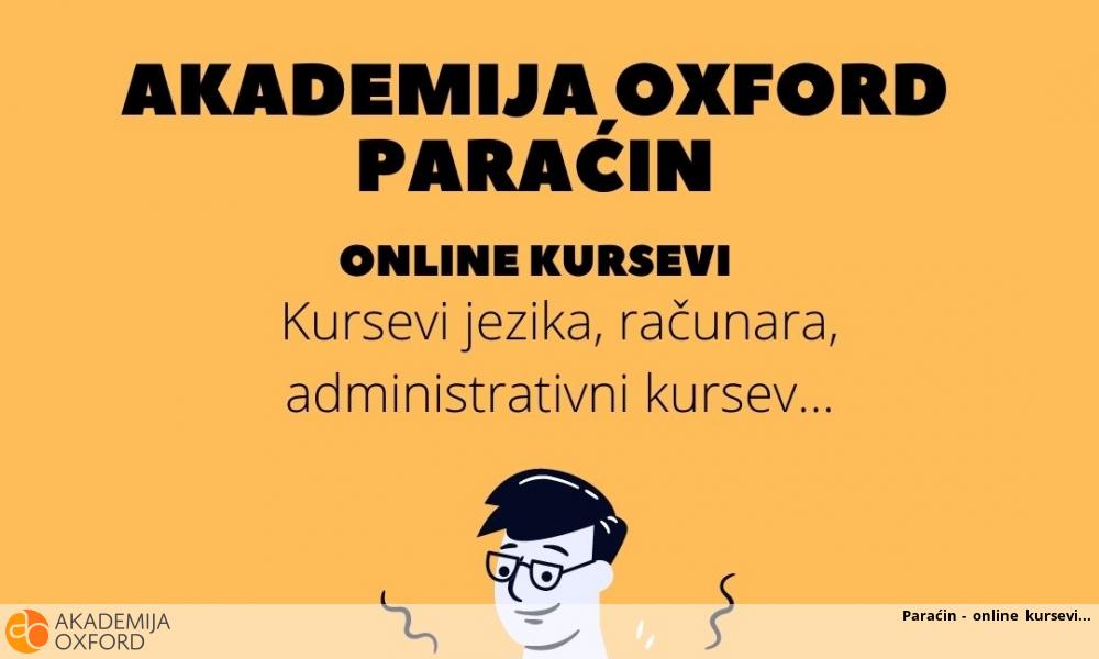 Paraćin - online kursevi