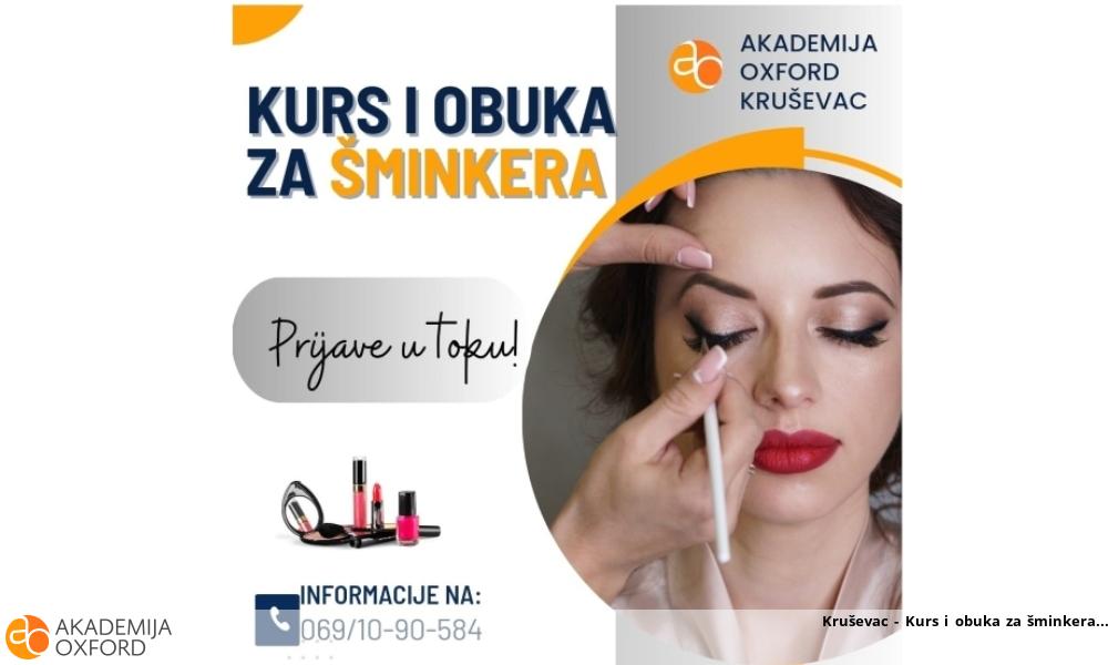 Kruševac - Kurs i obuka za šminkera