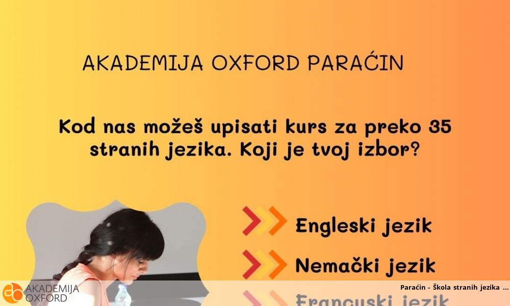 Paraćin - Škola stranih jezika 