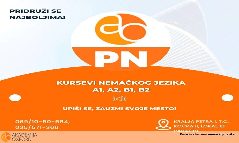 Paraćin - kursevi nemačkog jezika