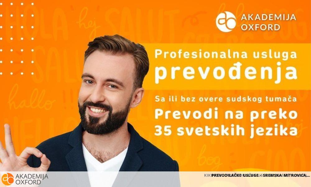 PREVODILAČKE USLUGE - SREMSKA MITROVICA