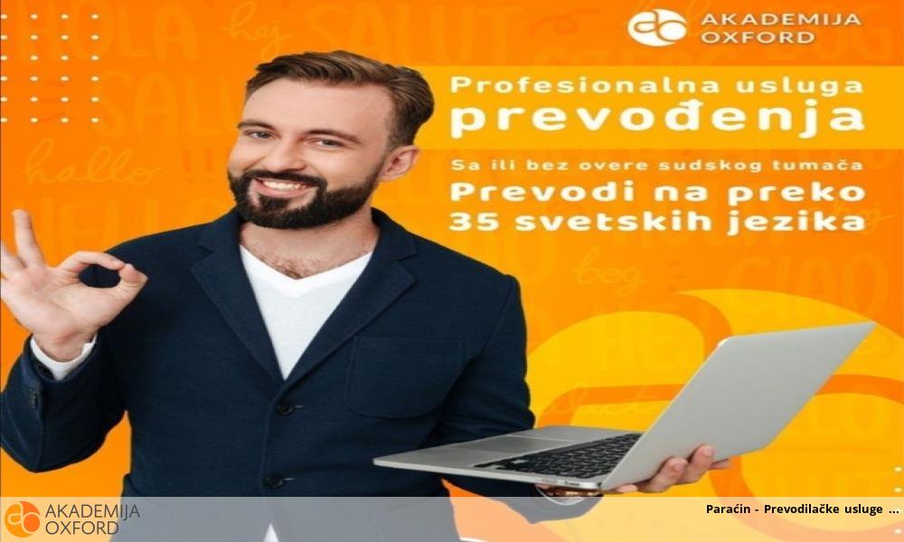 Paraćin - Prevodilačke usluge 