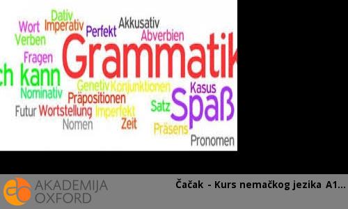 Čačak - Kurs nemačkog jezika A1
