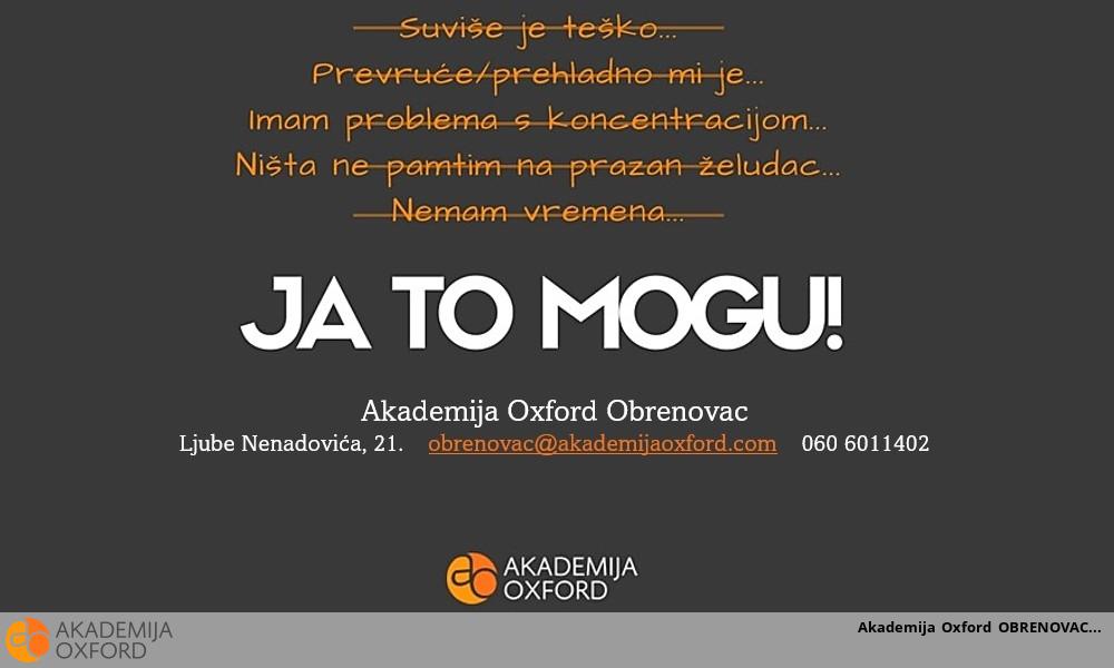 Akademija Oxford OBRENOVAC