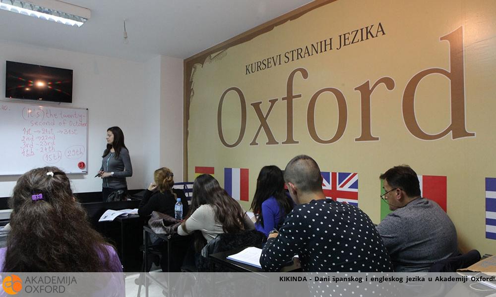 KIKINDA - Dani španskog i engleskog jezika u Akademiji Oxford!