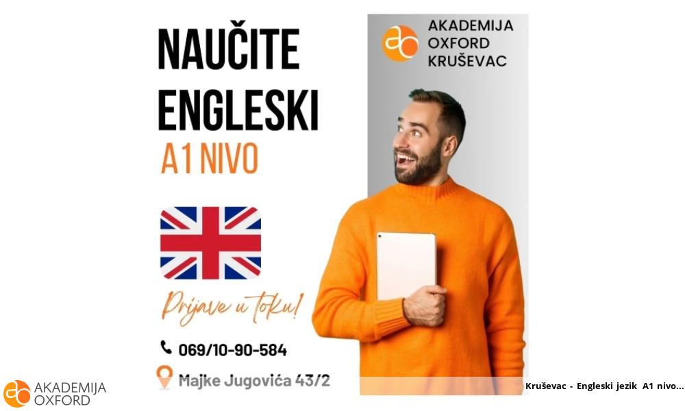 Kruševac - Engleski jezik A1 nivo