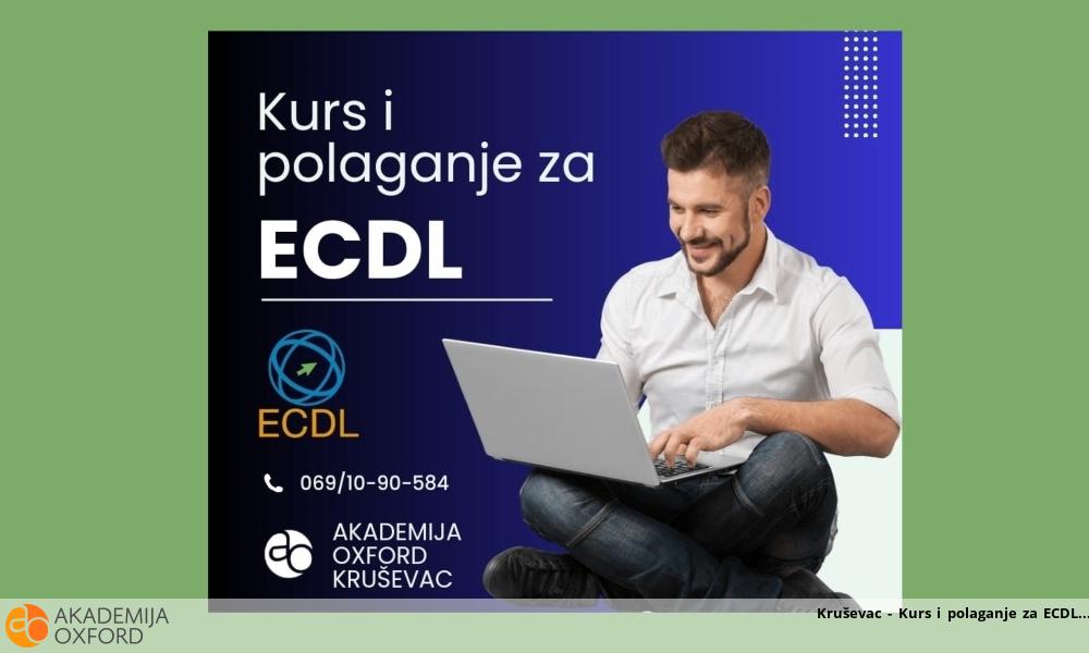 Kruševac - Kurs i polaganje za ECDL