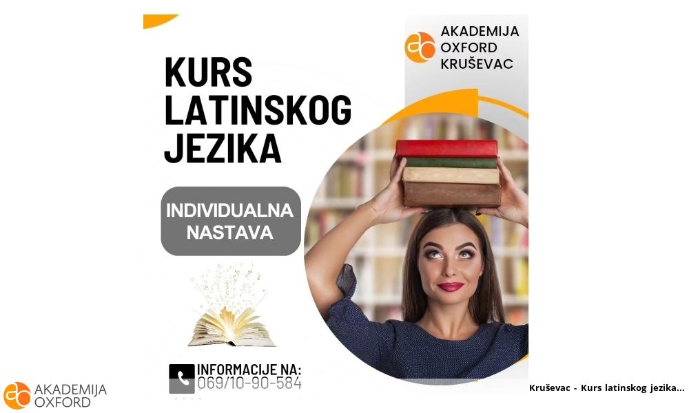 Kruševac - Kurs latinskog jezika