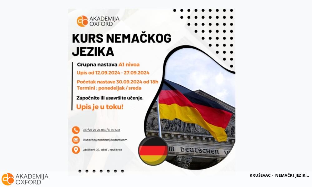 KRUŠEVAC - NEMAČKI JEZIK