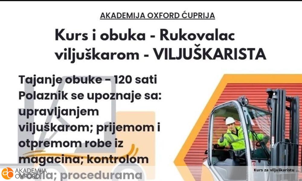 Kurs za viljuškaristu 