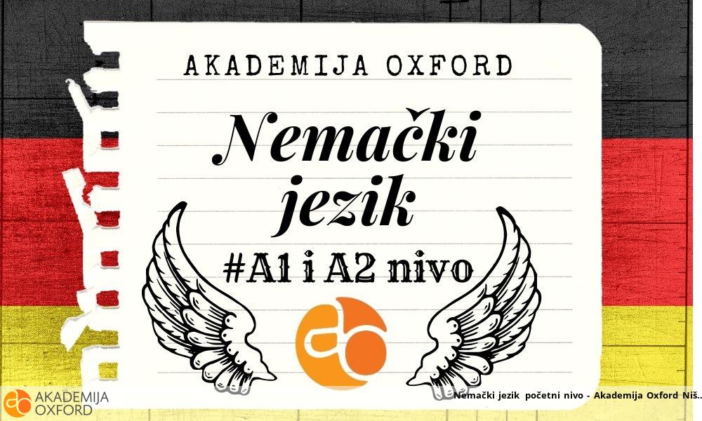 Nemački jezik početni nivo - Akademija Oxford Niš