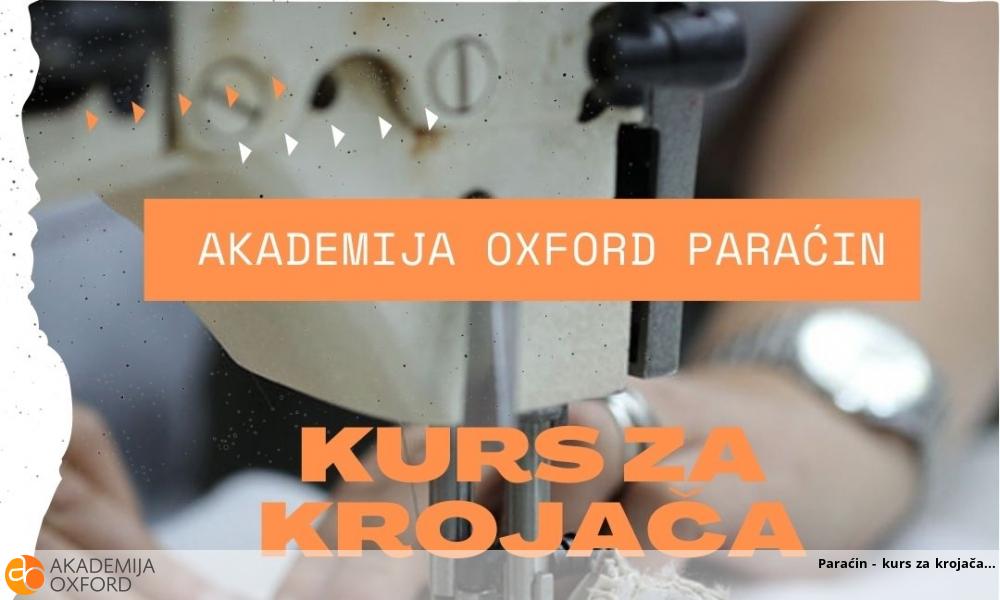 Paraćin - kurs za krojača