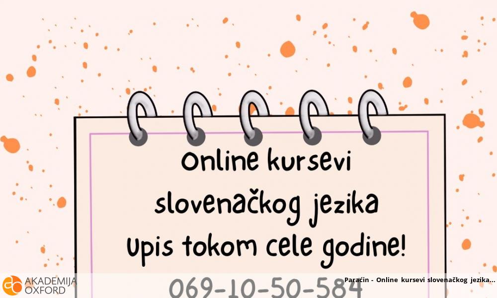 Paraćin - Online kursevi slovenačkog jezika