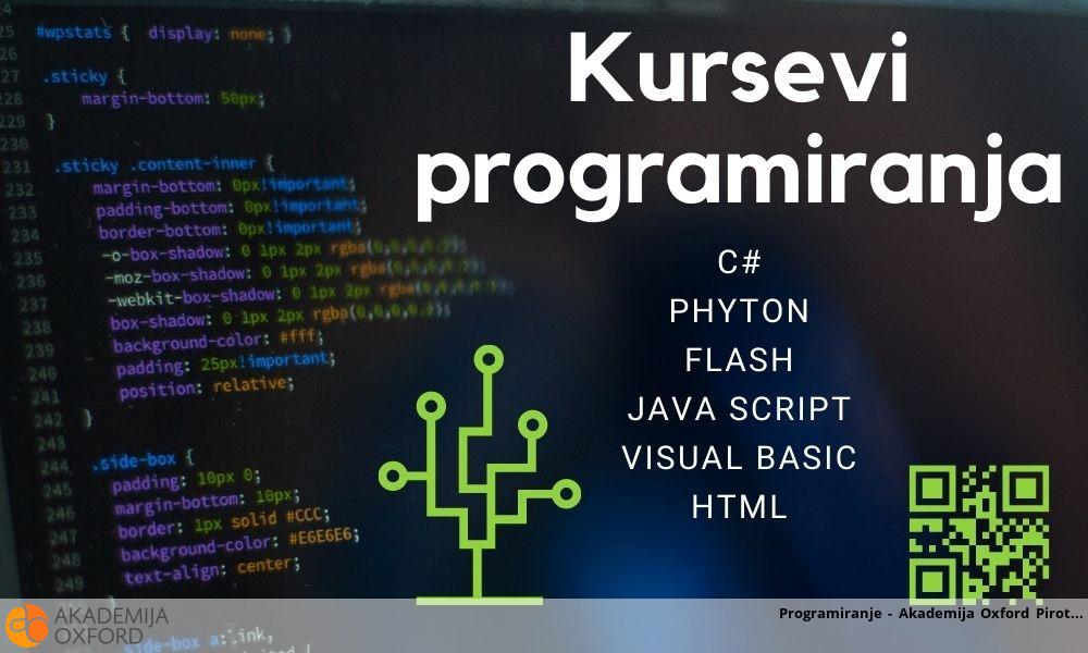 Programiranje - Akademija Oxford Pirot