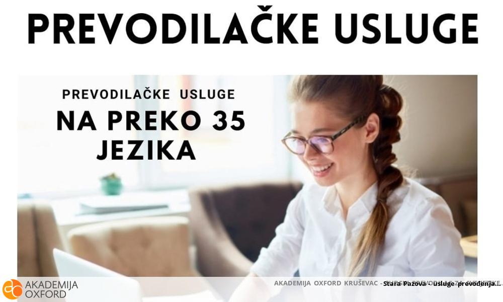 Stara Pazova - usluge prevođenja