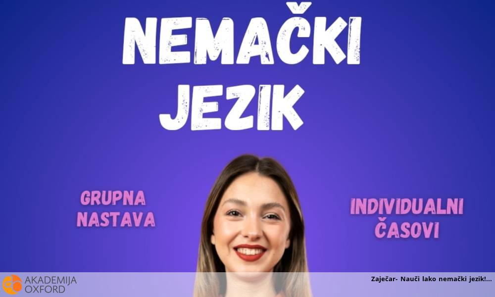 Zaječar- Nauči lako nemački jezik!