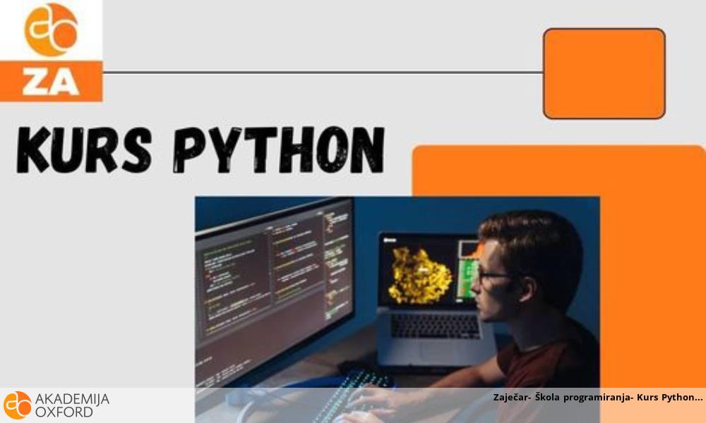 Zaječar- Škola programiranja- Kurs Python